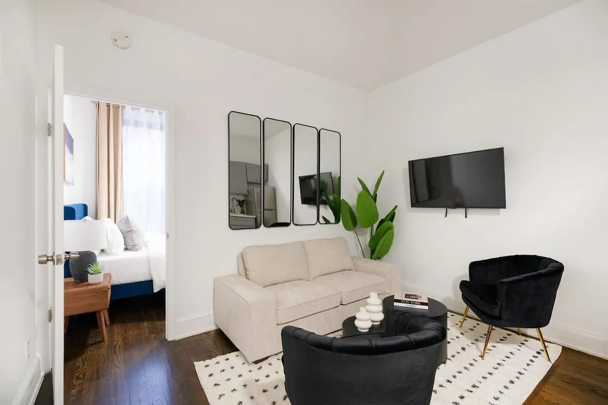 Appartement 91-2A Stylish 3Br W&D Gym à New York